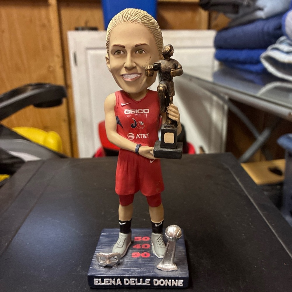 Elena Delle Donne Red Basketball Bobblehead - Licensed Team Collectible